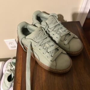 Fenty Beauty Kids Sneakers in Sage Green
